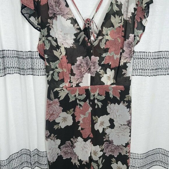 WE ARE KINDRED x FREE PEOPLE Floral Jumpsuit Black - Picture 6 of 12